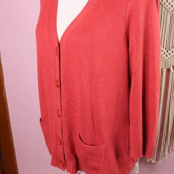 Ann Taylor | Rabbit Hair Button Up Knit Cardigan Sweater XL - Picture 3 of 7
